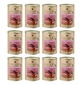 Karma dla psa LUGER'S Little's Moments z cielęciną, pomidorem i pietruszką 12 x  400 g