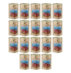 Karma dla psa LUGER’S Little's Moments Jagnięcina z ryżem brązowym 18 x 400 g