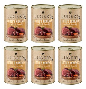 Karma dla psa LUGER’S Little's Moments Serce z kaczki i marchewką 6 x 400 g
