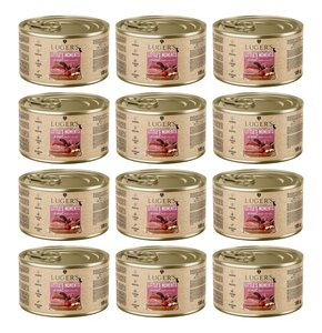 Karma dla psa LUGER'S Little's Moments z cielęciną, pomidorem i pietruszką 12 x  185 g