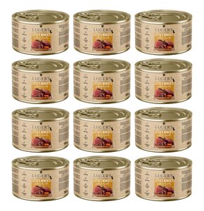 Karma dla psa LUGER’S Little's Moments Serce z kaczki i marchewką 12 x  185 g