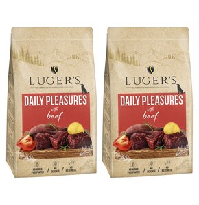 Karma dla psa suszona LUGER'S Daily Pleasures Wołowina 2 x 9 kg