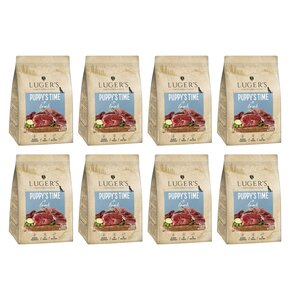 Karma dla psa suszona LUGER'S Puppy's Time Jagnięcina z dorszem 8 x 3 kg