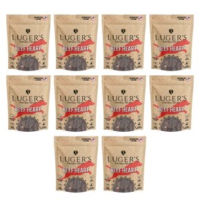 Gryzak dla psa LUGER’S Natural Treats Serca wołowe 10 x 100 g