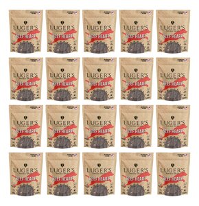 Gryzak dla psa LUGER’S Natural Treats Serca wołowe 20 x 100 g