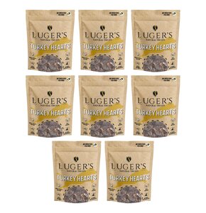 Gryzak dla psa LUGER’S Natural Treats Serca z indyka 8 x 150 g