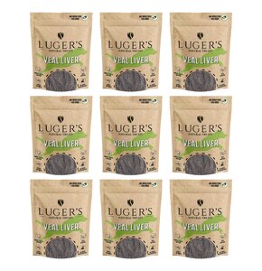 Gryzak dla psa LUGER’S Natural Treats Wątroba cielęca 9 x 150 g