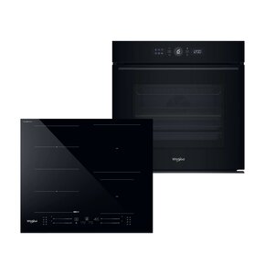 Piekarnik WHIRLPOOL WOI5S8HM1SBA Elektryczny parowy Czarny A+ Technologia 6-ty Zmysł + Płyta indukcyjna WHIRLPOOL WF S5060 CPBF
