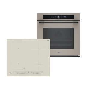 Piekarnik WHIRLPOOL WOI5S8PM2SEA Elektryczny Szampański A+ + Płyta indukcyjna WHIRLPOOL WL S2760 BF/S