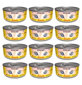 Karma dla kota JOSERA Kitten Wołowina 12 x 85 g