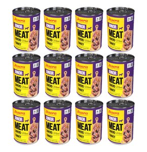 Karma dla psa JOSERA Meat Lovers Junior Menu Turkey 12 x 400 g