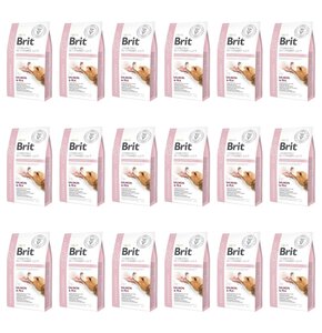 Karma dla psa BRIT Grain Free Veterinary Diets Dog Hypoallergenic Łosoś z groszkiem 18 x 2 kg