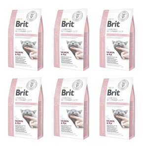 Karma dla kota BRIT Grain Free Veterinary Diets Cat Hypoallergenic 6 x 2 kg