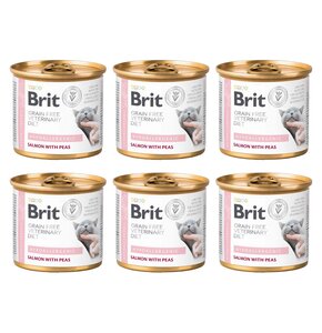 Karma dla kota BRIT Grain Free Veterinary Diets Hypoallergenic 6 x 200 g