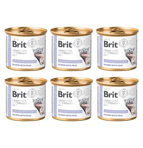 Karma dla kota BRIT Grain Free Veterinary Diets Gastrointestinal 6 x 200 g