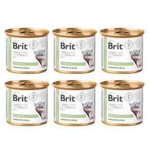 Karma dla kota BRIT Grain Free Veterinary Diets Cat Diabetes 6 x 200 g