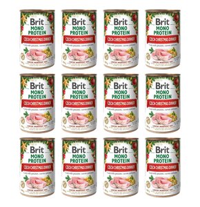 Karma dla psa BRIT Czech Christmas Dinner Karp z ziemniakami, marchewką i groszkiem 12 x 400 g