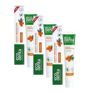 Pasta do zębów ECODENTA Rokitnikowa przeciw próchnicy 75 ml 3 szt.
