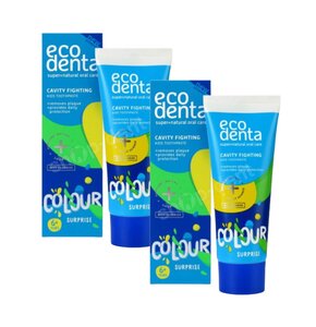 Pasta do zębów ECODENTA Colour Suprise 75 ml 2 szt.