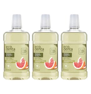 Płyn do płukania jamy ustnej ECODENTA Expert line Refresh & Protect 3 x 500 ml