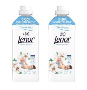 Płyn do płukania LENOR Sensitive Cotton Fresh 2 x 987 ml