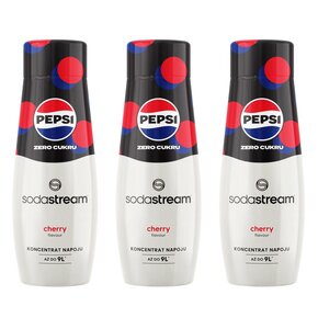 Syrop do saturatorów SODASTREAM Pepsi Max Cherry Zero Cukru 3 x 440 ml