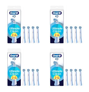 Oryginalna końcówka szczoteczki ORAL-B iO Ultimate Clean Biały (16 szt.) (Usuwa płytkę bakteryjna)