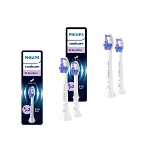 Oryginalne końcówki Philips Sonicare S2 HX6052/87 Bardzo miękkie włókna (4 szt.) (Nadwrażliwość zębów)