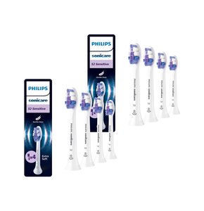 Oryginalne końcówki Philips Sonicare S2 HX6054/87 Bardzo miękkie włókna (8 szt.) (Nadwrażliwość zębów)