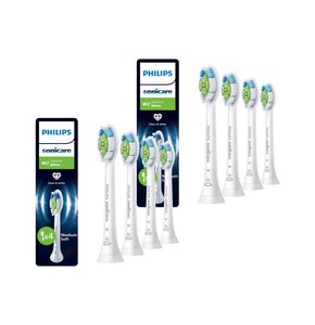 Oryginalne końcówki Philips Sonicare W2 HX6064/87 Średnio miękkie włókna (8 szt.) (Wybielające)