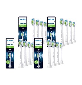 Oryginalne końcówki Philips Sonicare W2 HX6064/87 Średnio miękkie włókna (16 szt.) (Wybielające)