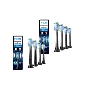 Oryginalne końcówki PHILIPS Sonicare C3 HX9044/88 Średnio miękkie włókna (8 szt.) (Zaawansowane usuwanie płytki bakteryjnej)