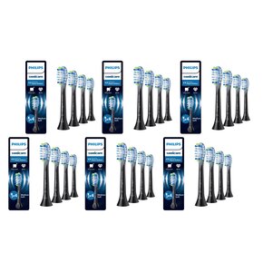 Oryginalne końcówki PHILIPS Sonicare C3 HX9044/88 Średnio miękkie włókna (24 szt.) (Zaawansowane usuwanie płytki bakteryjnej)