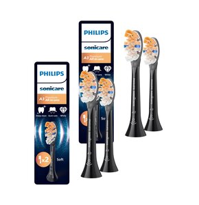 Oryginalne końcówki Philips Sonicare HX9092/88 Miękkie włókna (4 szt.) (Kompleksowa zaawansowana pielęgnacja)