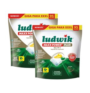 Kapsułki do zmywarek LUDWIK Maxx Power Plus - 190 szt.