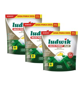 Kapsułki do zmywarek LUDWIK Maxx Power Plus - 285 szt.