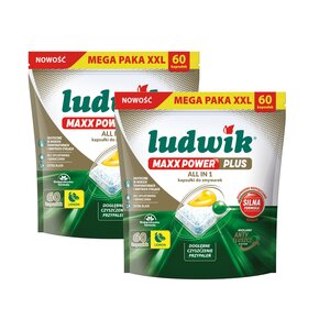 Kapsułki do zmywarek LUDWIK Maxx Power Plus 120 szt.