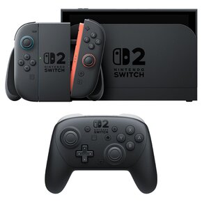 Konsola NINTENDO Switch 2 Czarny + Kontroler NINTENDO Switch 2 Pro Czarno-biały