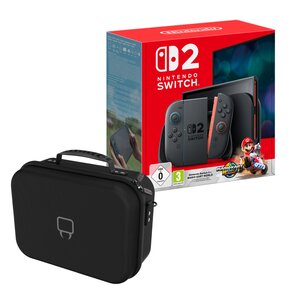 Konsola NINTENDO Switch 2 Czarny + Mario Kart World Gra NINTENDO SWITCH 2 + Torba VENOM VS4935 do Nintendo Switch/Switch 2/Switch Oled Czarny