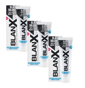Pasta do zębów BLANX Black Dolomite 75 ml 3 szt.