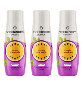 Syrop do saturatorów SODASTREAM Marakuja 3 x 440 ml bez cukru
