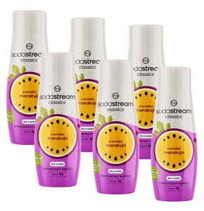 Syrop do saturatorów SODASTREAM Marakuja 6 x 440 ml bez cukru