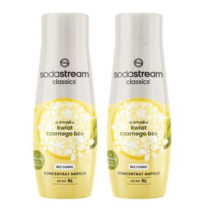 Syrop do saturatorów SODASTREAM Kwiat bzu 2 x 440 ml bez cukru