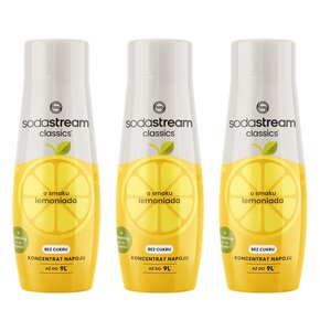 Syrop do saturatorów SODASTREAM Lemon 3 x 440 ml bez cukru