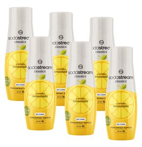 Syrop do saturatorów SODASTREAM Lemon 6 x 440 ml bez cukru