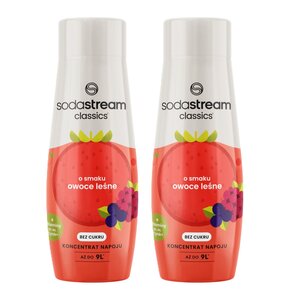 Syrop do saturatorów SODASTREAM Czerwone owoce leśne 2 x 440 ml bez cukru
