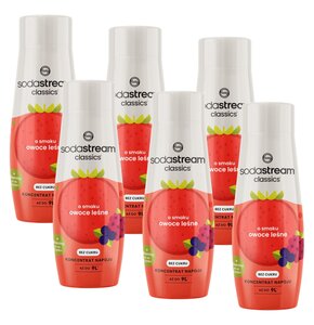 Syrop do saturatorów SODASTREAM Czerwone owoce leśne 6 x 440 ml bez cukru