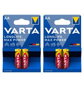 Baterie AA LR6 VARTA Longlife Max Power (4 szt.)