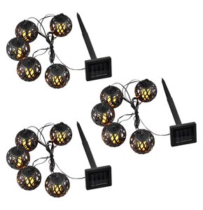 Lampa solarna SASKA GARDEN Kule ogniowe 1032122 3 szt.