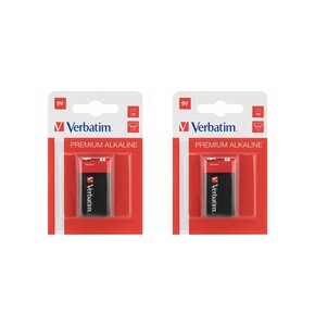 Bateria R9 6LR61 VERBATIM Premium Alkaline (2 szt.)